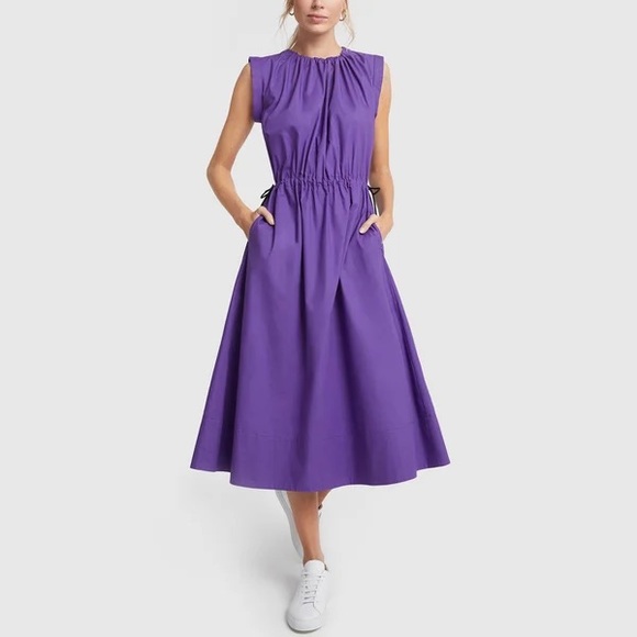 goop Dresses & Skirts - GOOP G. LABEL Kaci Drawstring Shirtdress SZ 0